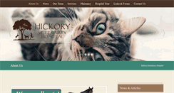 Desktop Screenshot of hickoryvethospital.com