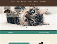 Tablet Screenshot of hickoryvethospital.com